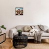 Stupell Industries Southwestern Cowboy Dogs Black Floater Framed Canvas Wall Art - 2 of 4