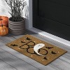1'6"x2'6" Halloween 'Boo' Ghost Faux Coir Doormat Black/White - Hyde and EEK! Boutique™: Outdoor, Low Pile - 2 of 4