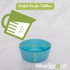 WeeSprout Bamboo Kids Bowls, Set of Four Kid-Sized Dinnerware, Cereal, Leftovers & Snack Bowl - 2 of 4