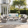 Buenhomino Outdoor Patio All-Weather Wicker Furniture Set - 4 of 4