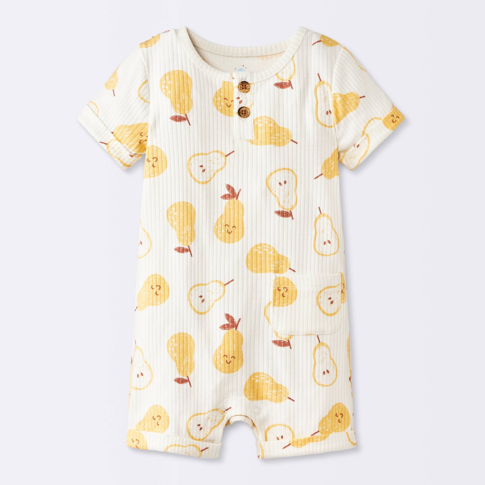 Baby Boys' Henley Short Sleeve Romper - Cloud Island™