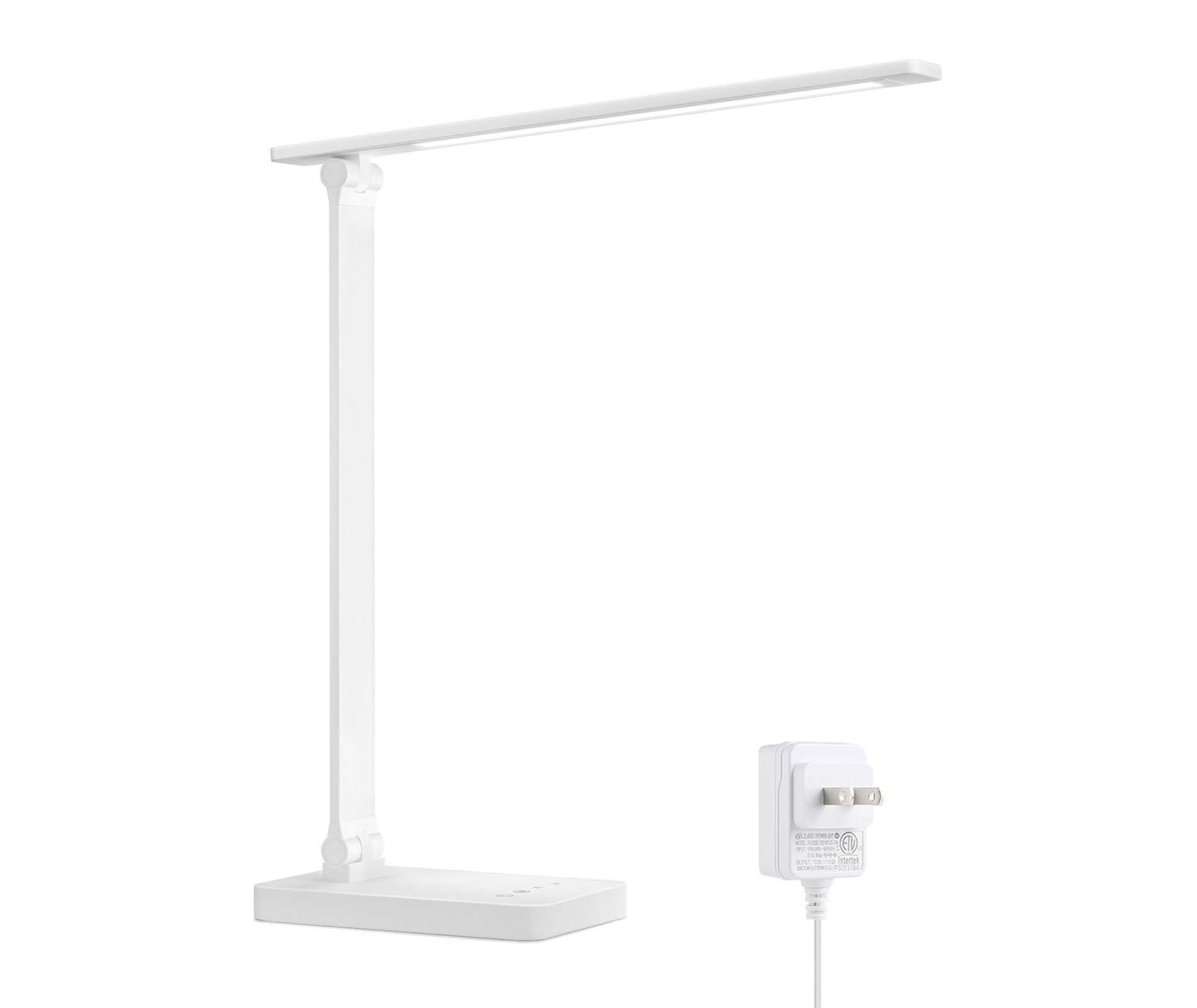 Lepro LED Desk Lamp with 9.5W 750LM Metal Touch Control , 5 Color Modes 5 Brightness Level, Eye Caring  For Reading, Crafts, School Supplies, White