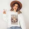 Simply Sage Market Women's Graphic Sweatshirt Nashville Retro Flowers - 2 of 2