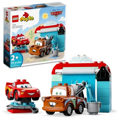 LEGO DUPLO | Disney Lightning McQueen &#38; Mater&#39;s Car Wash Fun 10996