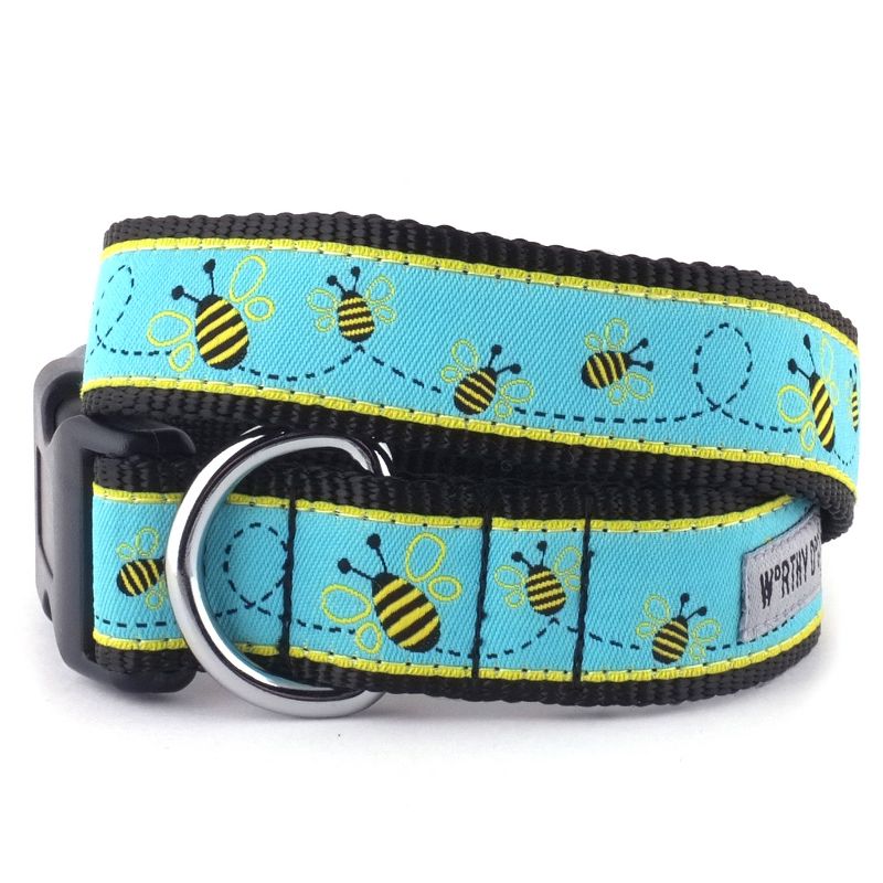 The Worthy Dog Busy Bee Dog Collar, 1 of 2