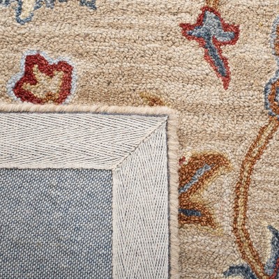 Heritage Handmade Brown Wool 8' x 10' Tufted Rug