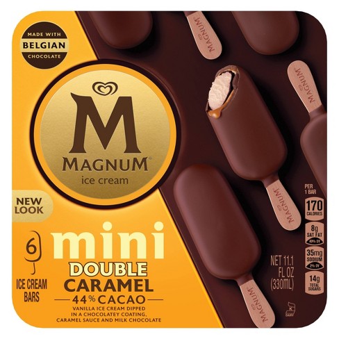 Kantine Concurreren Tot Magnum Mini Ice Cream Bars Double Caramel - 6ct : Target