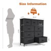 ALEXOUN Drawers Dresser with for Bedroom,with Fabric Drawers and Metal Frame,Storage Tower Organizer for Closet, Kids Room, Living Room - 3 of 4