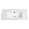 Saint Birch Ceramic Single Bathroom Vanity Top With Sink 1 Hole - 3 of 4