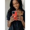Walli Cases Red Radiance In Clear Phone Case with Wallet and Finger Strap - 2 of 4
