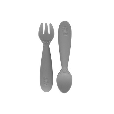 ezpz 2pk Mini Utensils - Gray