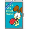 Trends International Garfield - Odie Face Lick Framed Wall Poster Prints - 3 of 4