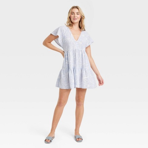 Target blue 2025 and white dress