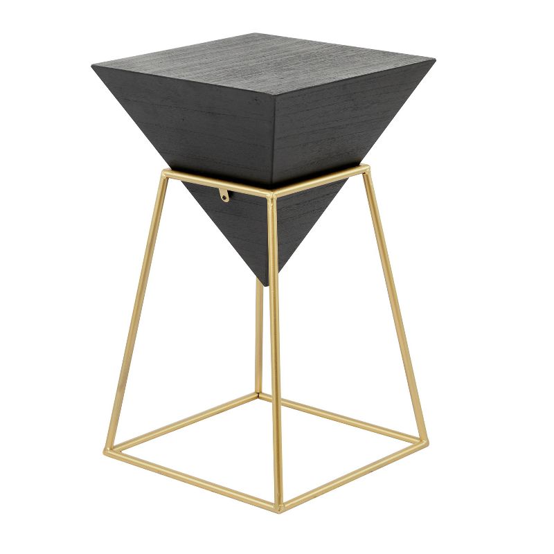 Modern Wood Accent Table Black - Olivia &#38; May, 3 of 7
