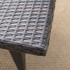 Canoga 7pc Wicker Patio Dining Set - Brown - Christopher Knight Home: Weather-Resistant, Galvanized Steel Hardware - 3 of 4