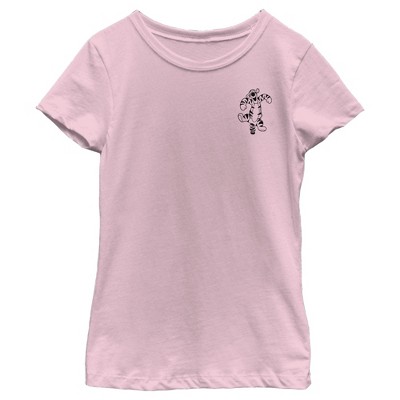 Girl's Winnie The Pooh Tigger Pocket Sketch T-shirt : Target