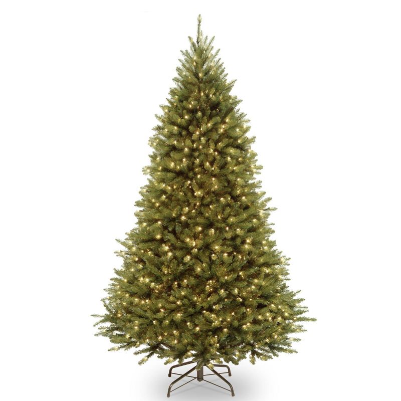 7.5ft Pre-lit Full Kingswood Fir Artificial Christmas Tree Dual Color LED Lights - National Tree Company, 1 of 7