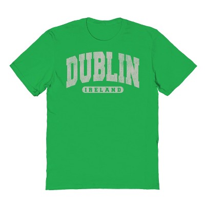 Rerun Island Men's Dublin Ireland Short Sleeve Graphic Cotton T-Shirt