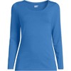 Lands' End Women's Long Sleeve Lightweight Jersey Scoop Neck T-Shirt - 3 of 4