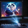 ELJGET Projector 4K 1080P Support, Mini Portable Projector Smart for Laptop, PC, Smartphone - 3 of 4
