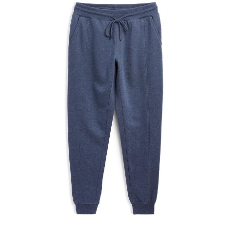 Organic fleece cotton blend cropped jogger sweatpants