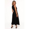 Petal and Pup Barbara Midi Button Down Dress - Black - 3 of 4