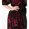 Unique Vintage Women's Plus Velvet Burnout Duster - 2 of 4