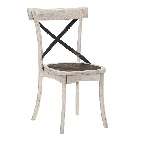 Becket metal x discount back dining chair