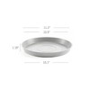 Ecopots Round Recycled Plastic Modern In/Outdoor Planter Flower Pot Saucer - 2 of 4