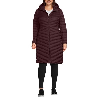 Lands' End Women's Outerwear Wanderweight Ultralight Packable Down Coat