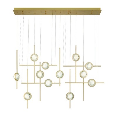 Eurofase Lighting Barletta 12 - Light Chandelier in  Gold