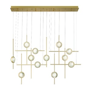 Eurofase Lighting Barletta 12 - Light Chandelier in  Gold - 1 of 3