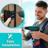 DOMETOUR Home Security Reinforcement Door Lock, Child Proof, High Security Flip Latch for Inward Swinging Doors - 4 of 4