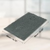 Unique Bargains Bathroom Rug Mat Non-Slip Chenille Shaggy 15.75"x23.62"x1.06" - 2 of 4