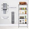 BestMassage 5-Tier Layer Rack Metal Shelf Commercial Storage Shelves Heavy Duty Metal Storage Shelves - 4 of 4