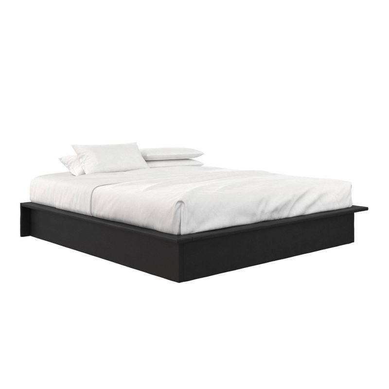 King Milania Faux Leather Upholstered Platform Bed - Room & Joy, 1 of 7