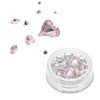 Unique Bargains Women's Fashion Rhinestone Nail Supplies Pink 1 Set - 4 of 4