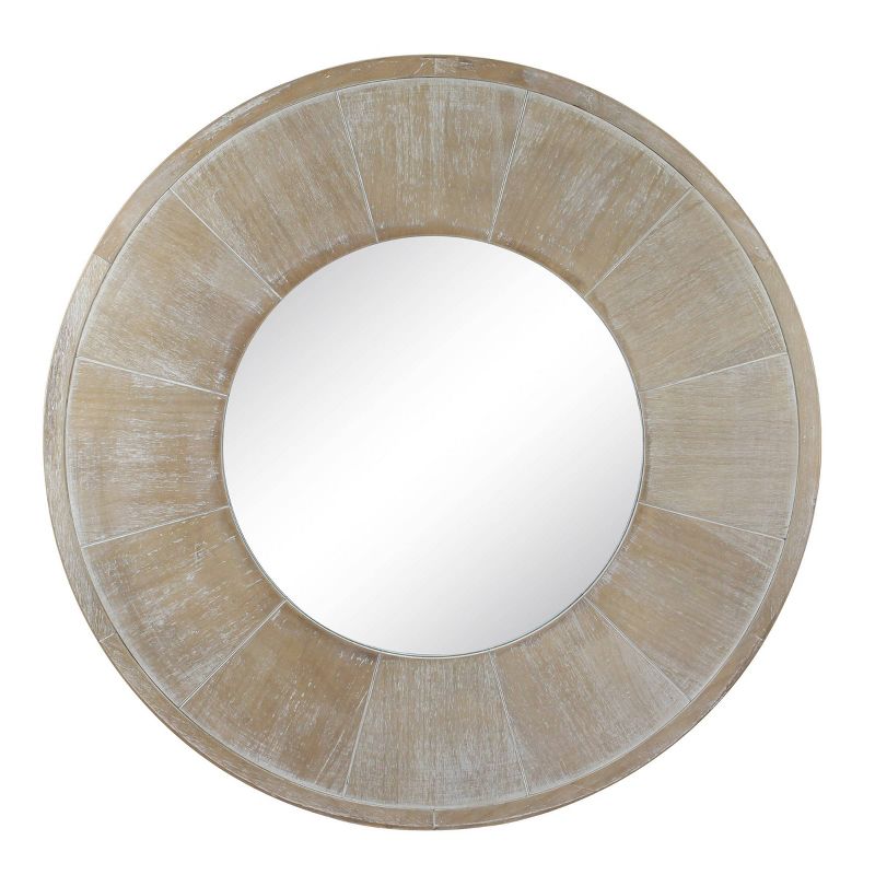 27" Round Rustic Mirror - Stonebriar Collection, 1 of 6