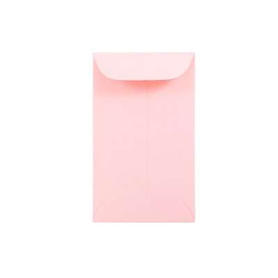 Jam Paper #3 Coin Business Envelopes 2.5 X 4.25 Baby Pink 50/pack ...