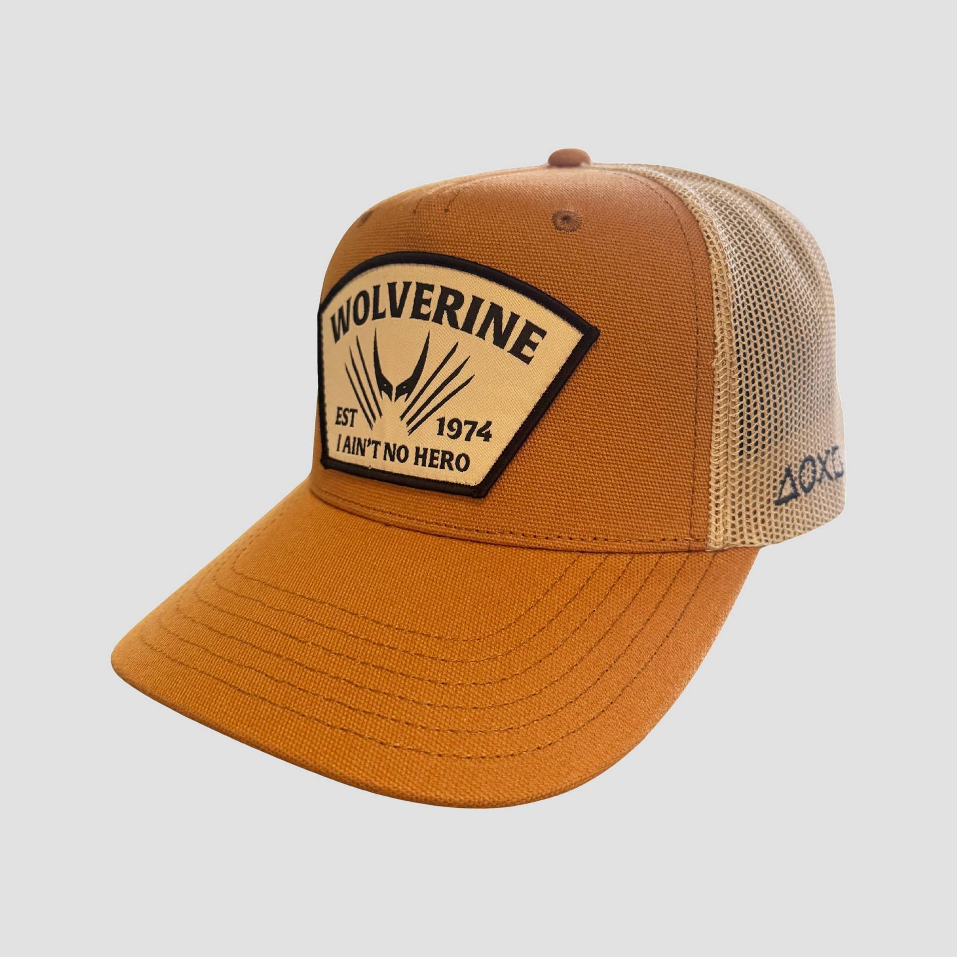PlayStation X Wolverine Snapback Trucker Hat - Light Brown