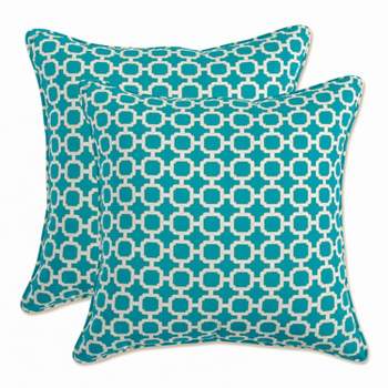 Hockley Geo 2pc Outdoor Throw Pillow Set - Pillow Perfect