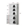 FUFU&GAGA Combination Modular Cabinet Living Room Display Cabinet Storage Solutions - 4 of 4