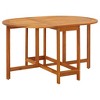 Dining Table Natural Wood Solid Acacia wood Medium - 2 of 4