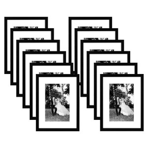 Americanflat Picture Frame with tempered shatter-resistant glass - Available in a variety of sizes and styles - 1 of 4