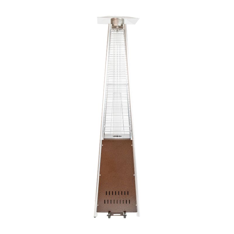 Merrick Lane Stainless Steel Pyramid Shape Portable Outdoor Patio Heater - 7.5 Feet Tall, 5 of 18