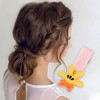 Unique Bargains Women's Cute Palm Deer Hair Clips Pink Yellow Green Blue 10 Pcs - 2 of 3