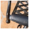 Santa Maria 3-piece Cast Aluminum Patio Bistro Bar Set - Copper - Christopher Knight Home: Weather-Resistant, 2 Arm Chairs - 4 of 4