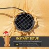 6ft Christmas Inflatable Gingerbread Man, Outdoor Blow-Up Yard Decoration with LED Lights Display - 4 of 4