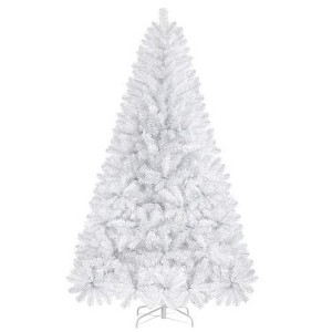 6.5 Ft Prelit Artificial Christmas Tree, with 250 Warm White LED Lights & 818 Branches, Xmas Decoration for Living Room Hallway Office - 1 of 1