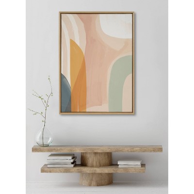 Sunrise Over Marrakesh Abstract Canvas Wall Art